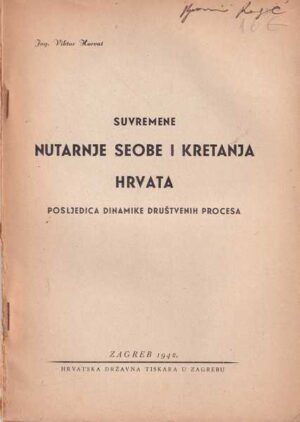 viktor horvat-nutarnje seobe i kretanja hrvata