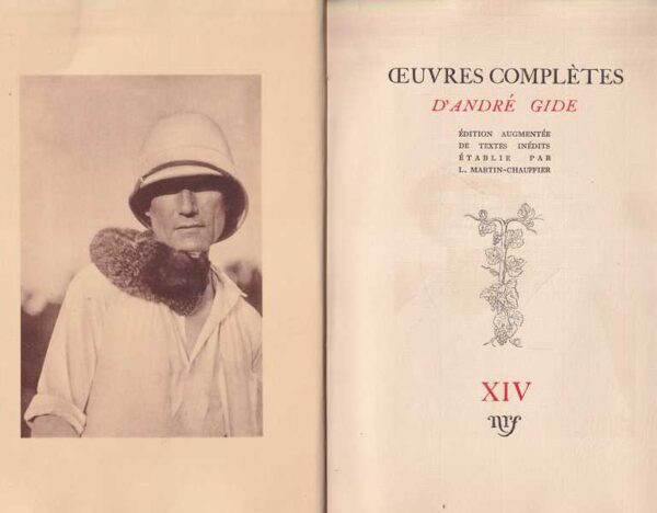 andre gide: oeuvres complètes xiv