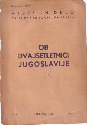 ob dvajsetlenici jugoslavije