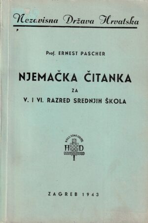 ernest pascher-njemačka čitanka za v.i vi. razred srednjih škola