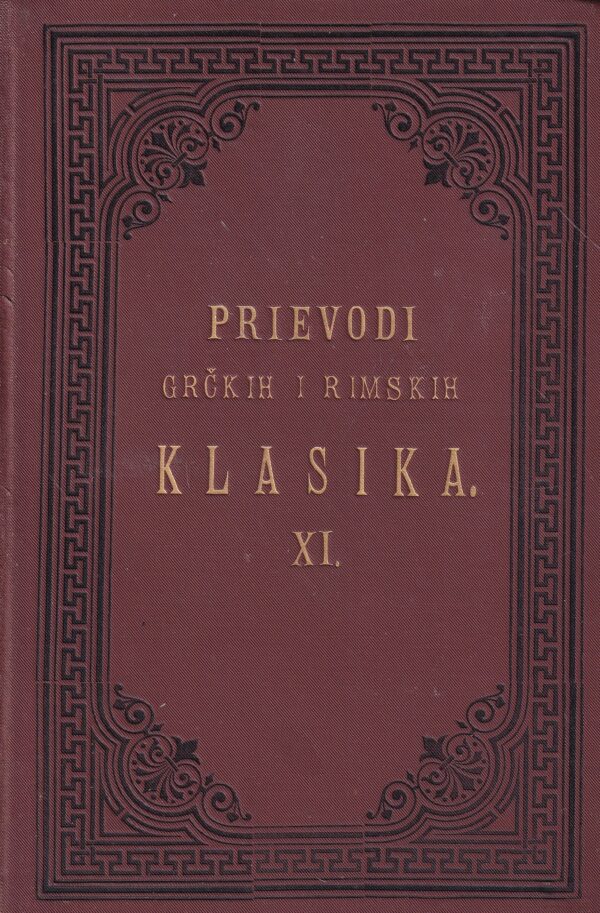 prievodi grčkih i rimskih klasika. xi.