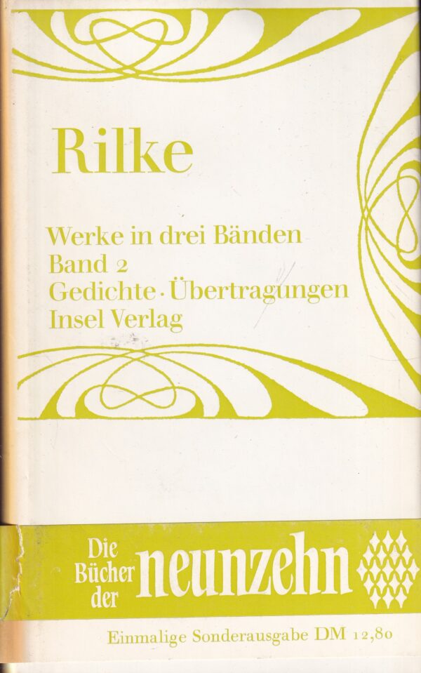 rilke: werke in drei banden