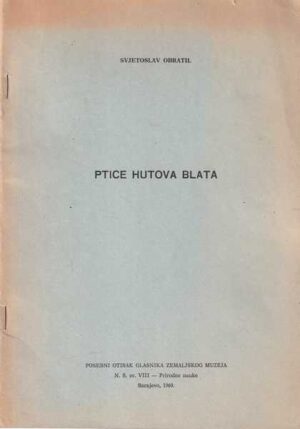 svjetoslav obratil-ptice hutova blata [s potpisom]