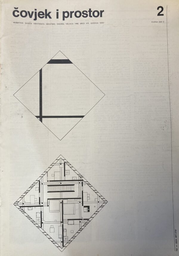 čovjek i prostor, broj 2, 1988.