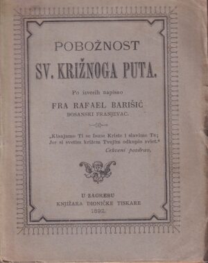 fra rafael barišić: pobožnost sv. križnoga puta