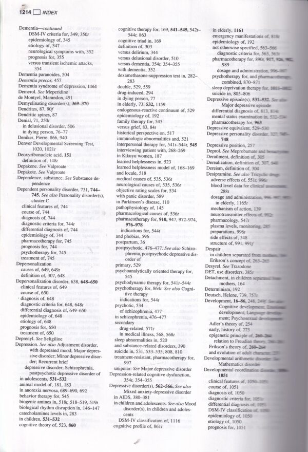 kaplan and sadock's: synopsis of psychiatry