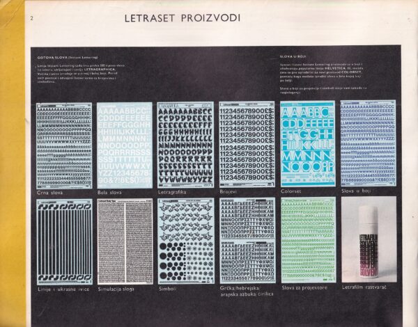 letraset katalog