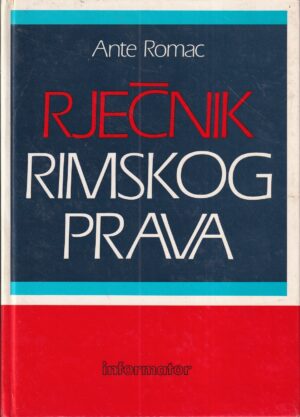 ante romac: rječnik rimskog prava