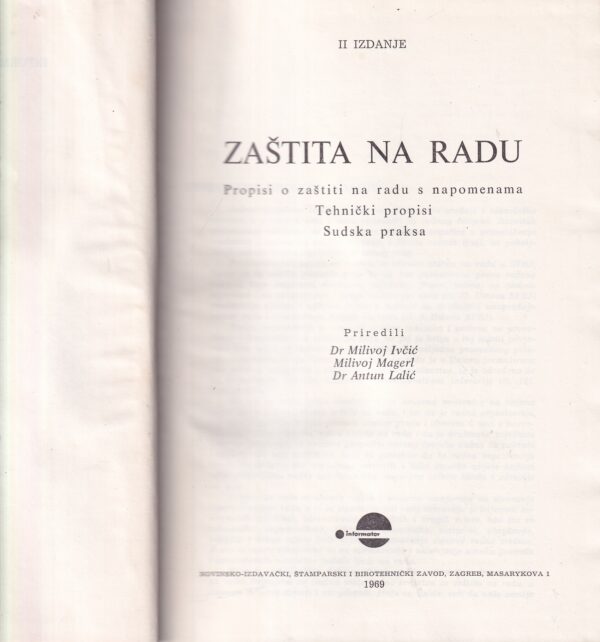 ivčić, magerl, lalić: zaŠtita na radu