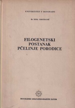 dr. sima grozdanić-filogenetski postanak pčelinje porodice