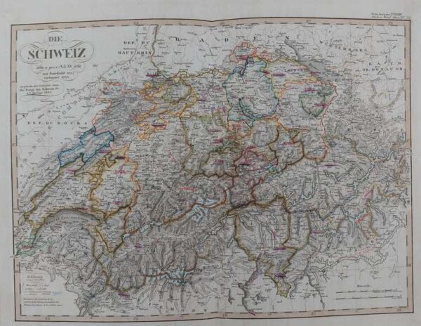 die schweiz, 1833.