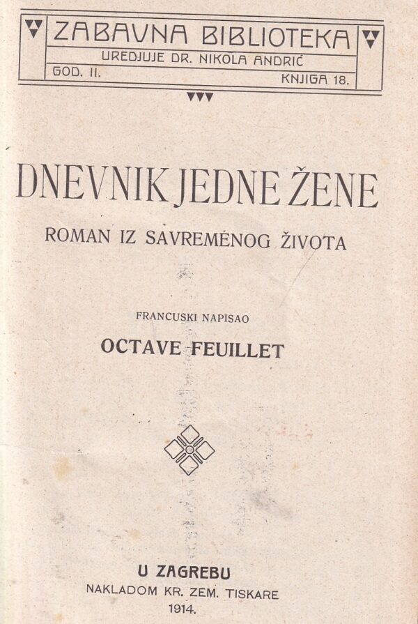 octave feuillet: dnevnik jedne žene