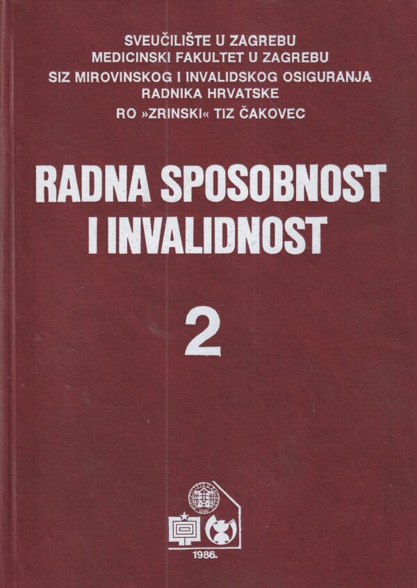 radoslav Čapeta (ur.): radna sposobnost i invalidnost