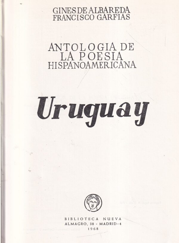 antologia de la poesia hispanoamericana - uruguay