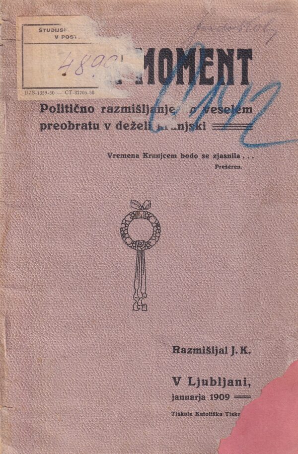 j. k.: velik moment - politično razmišljanje ob veselem preobratu v deželi kranjski