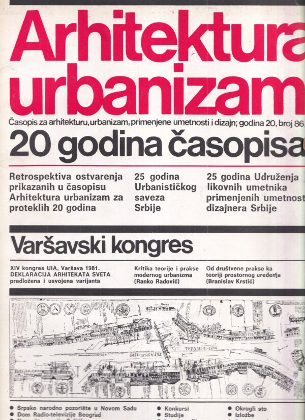 aleksej brkić (ur.): arhitektura urbanizam 86/87