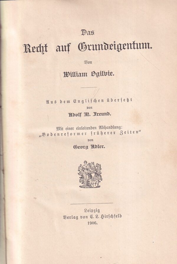 william ogilvie: das recht auf grundeigentum