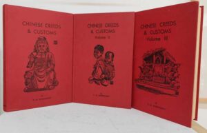 v. r. burkhardt: chinese creeds & customs 1-3