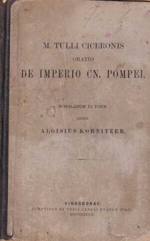 m. tulli ciceronis: de imperio cn. pompei