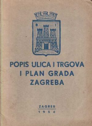 popis ulica i trgova i plan grada zagreba