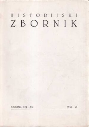 jaroslav Šidak: historijski zbornik - godina xix-xx (1966-67)