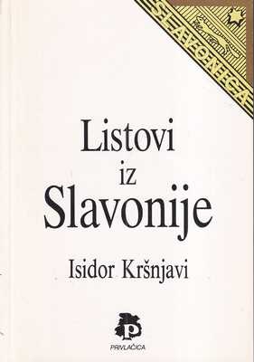 isidor kršnjavi: listovi iz slavonije