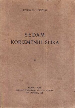 franjo sal. finžgar: sedam korizmenih slika