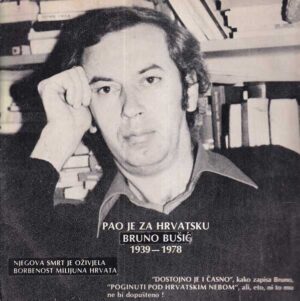 bruno bušić 1939-1978 - ploča