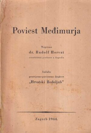 rudolf horvat: poviest međimurja