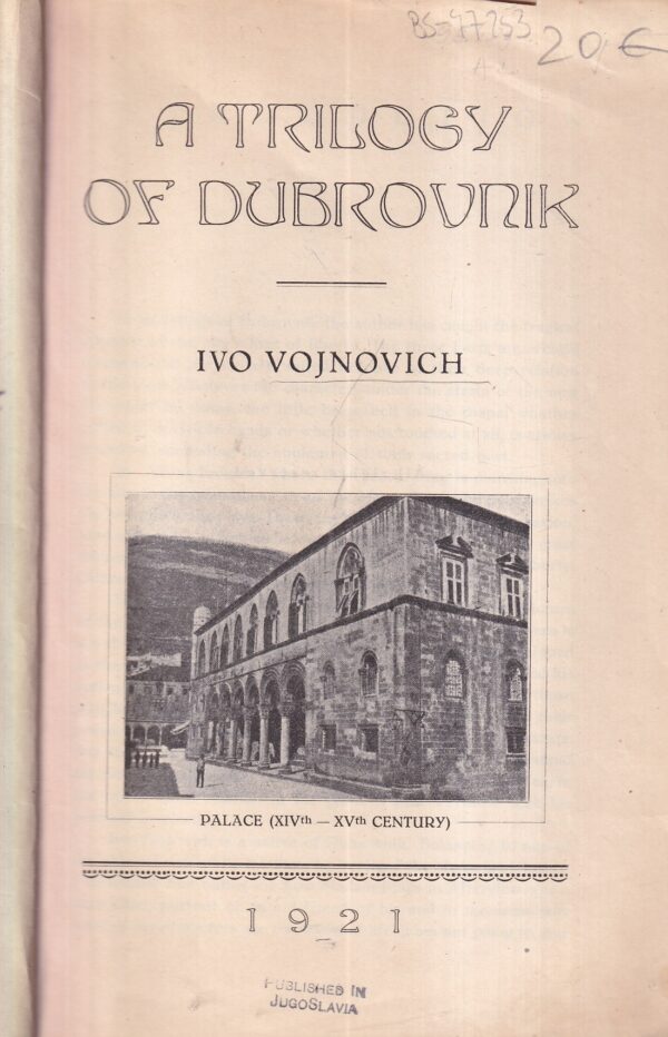 ivo vojnovich: a trilogy of dubrovnik