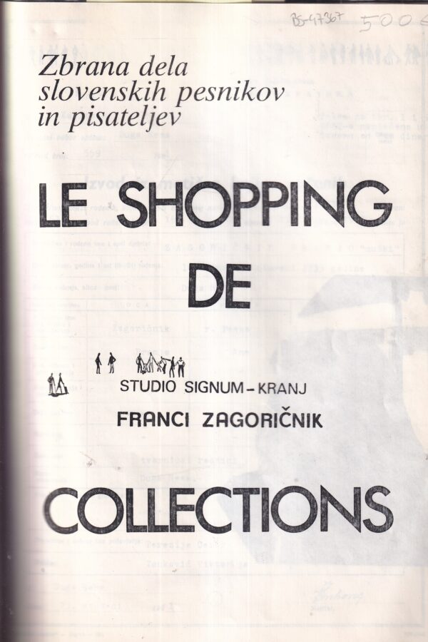 franci zagoričnik: le shopping de collections