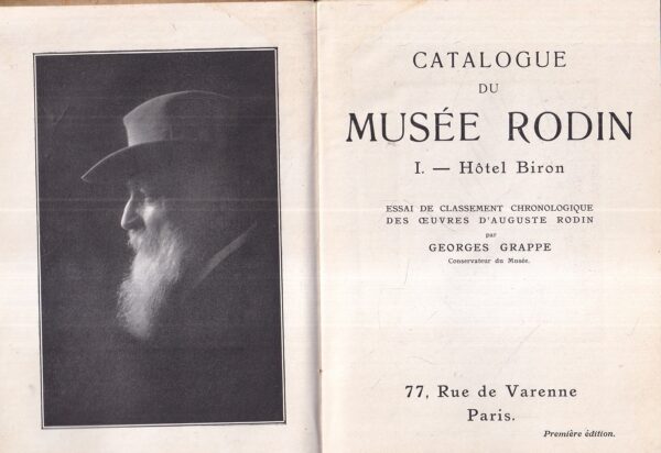 georges grappe: catalogue du musee rodin