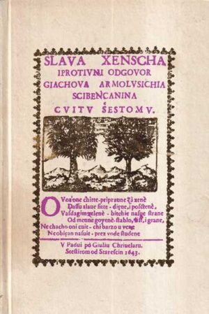 jakov armolušić: slava ženska i protivni odgovor jakova armolušića Šibenčanina cvitu šestomu