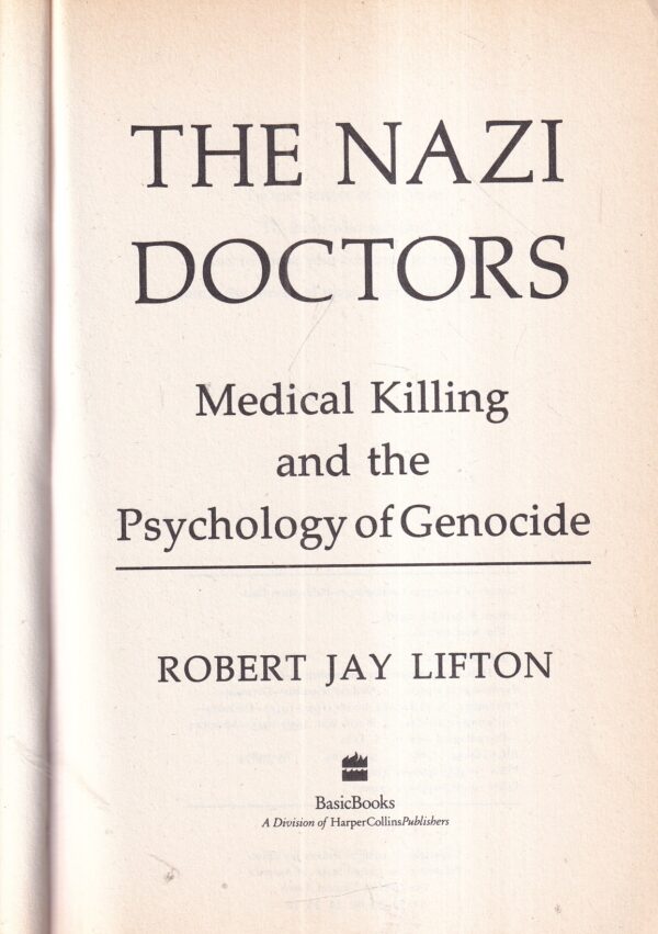 robert jay lifton: the nazi doctors