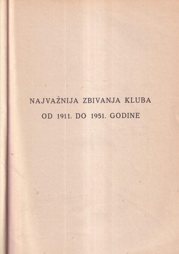 nogometni klub hajduk-split 1911-1951