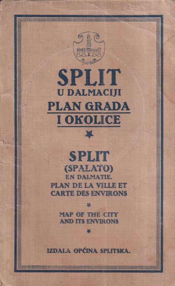 split u dalmaciji - plan grada i okolice