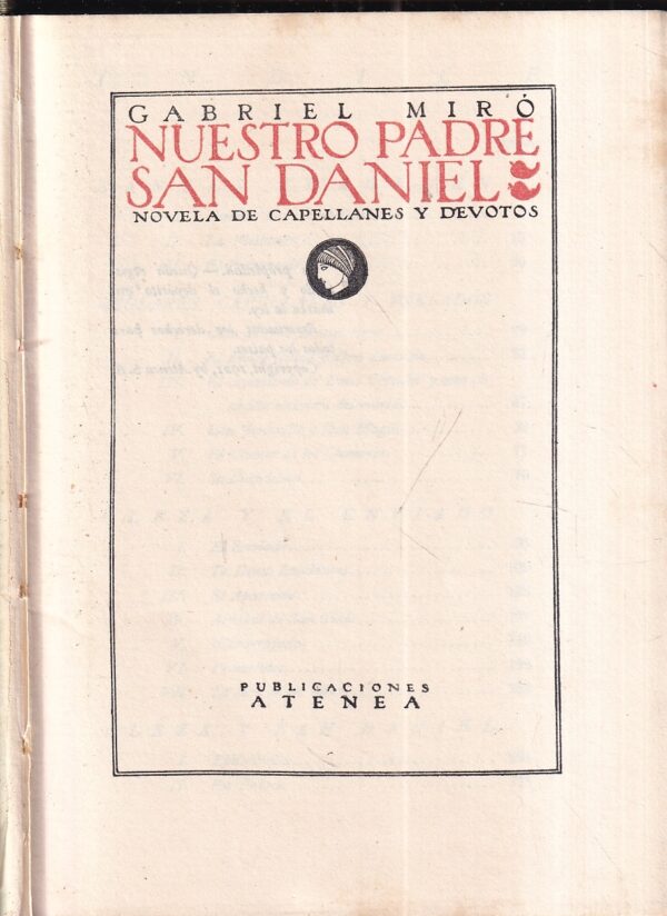 gabriel miro: nuestro padre san daniel (knjiga s potpisom)