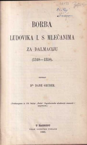 dane gruber: borba ludovika i. s mlečanima