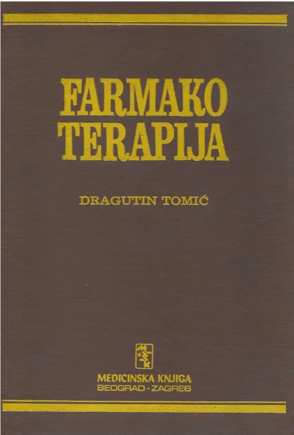 dragutin tomić: farmakoterapija