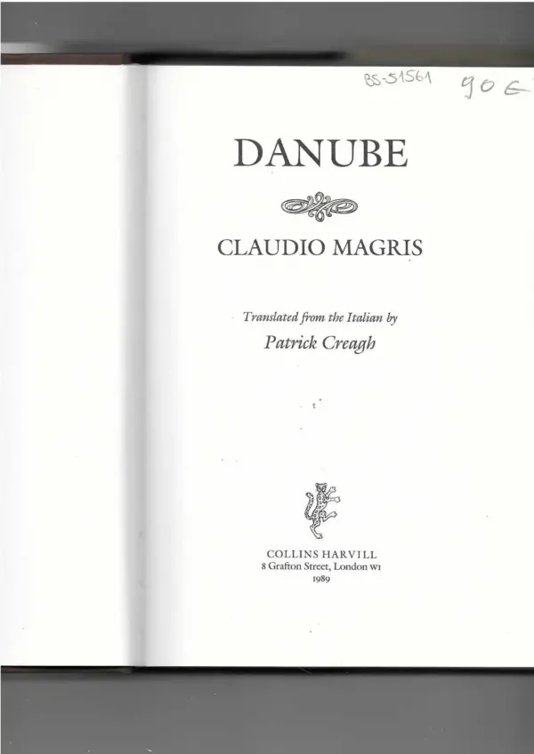 claudio magris: danube