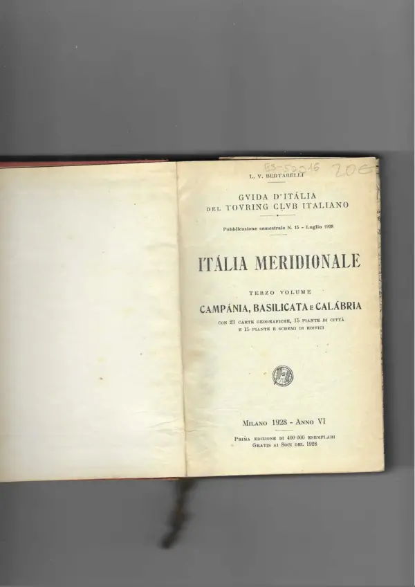 guida d'italia - italia meridionale vol. iii.