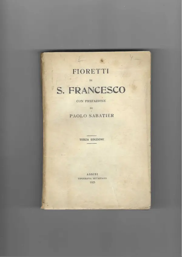 paolo sabatier: fioretti di san francesco