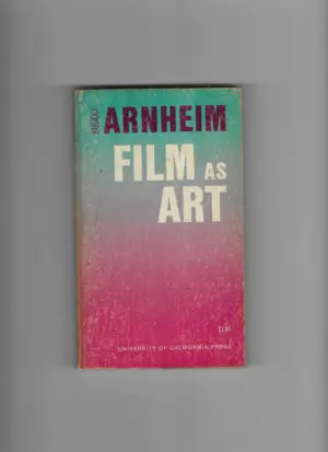 rudolf arnheim: film as art
