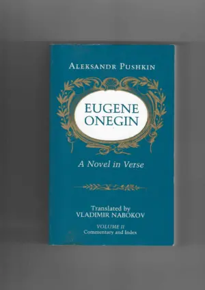 aleksandr pushkin: eugene onegin