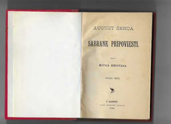 august Šenoa: sabrane pripoviesti sv. 3