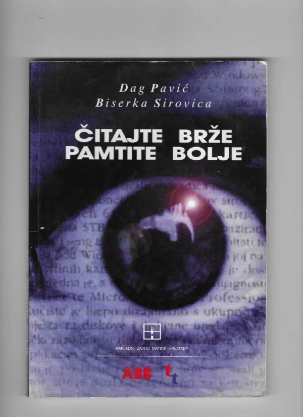 dag pavić, biserka sirovica: Čitajte brže pamtite bolje