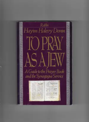 hayim halevy donin: to pray as a jew- a guide to the prayer book andt the synagogue service