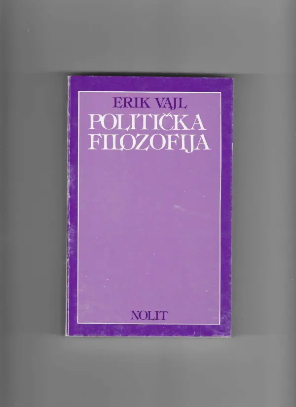 eric weil: politička filozofija