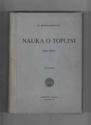 f. bošnjaković: nauka o toplini