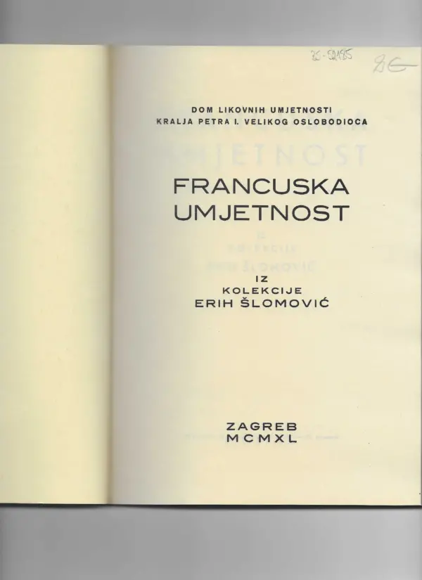 francuska umjetnost iz kolekcije erih Šlomović